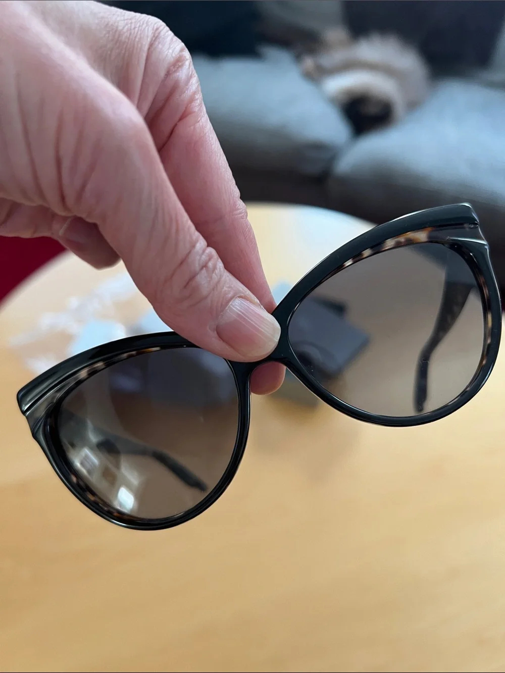 Christian Dior Women’s Oversized Tortoiseshell Sunglasses - Cats Eye